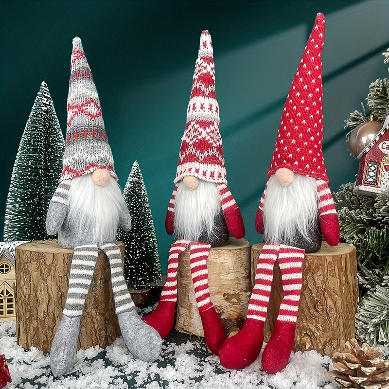 Festive Christmas Gnome Decoration – Whimsical Holiday Dwarfs for Cozy Winter Charm TARHUS  Christmas