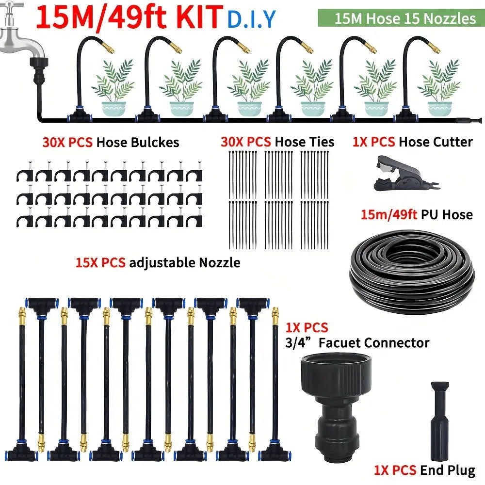 MistFlow | DIY Greenhouse Watering & Patio Misting System – No Electricity TARHUS  Electronics & Gadgets