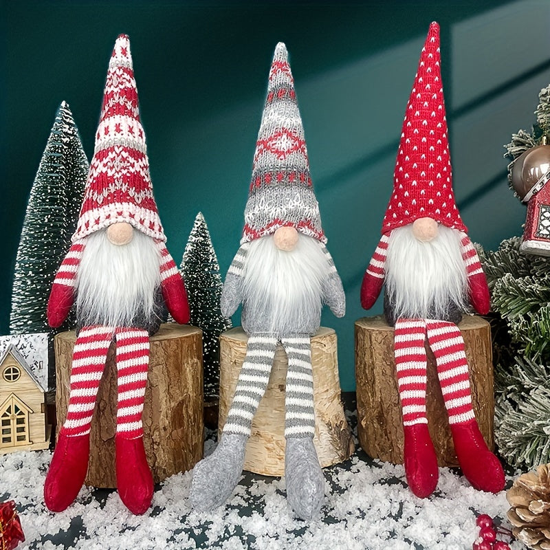 Festive Christmas Gnome Decoration – Whimsical Holiday Dwarfs for Cozy Winter Charm TARHUS  Christmas