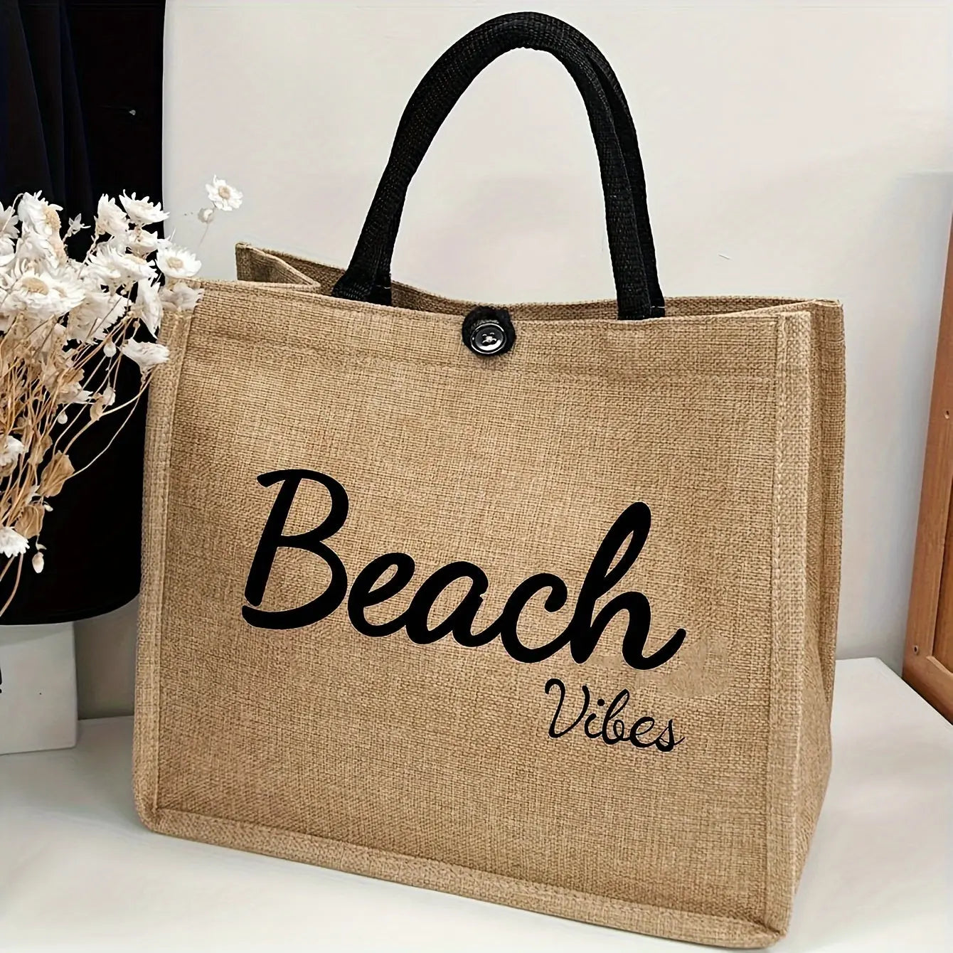 Serena | Large Letter Print Beach Tote – Lightweight Casual Shoulder Bag TARHUS  Beach Beg