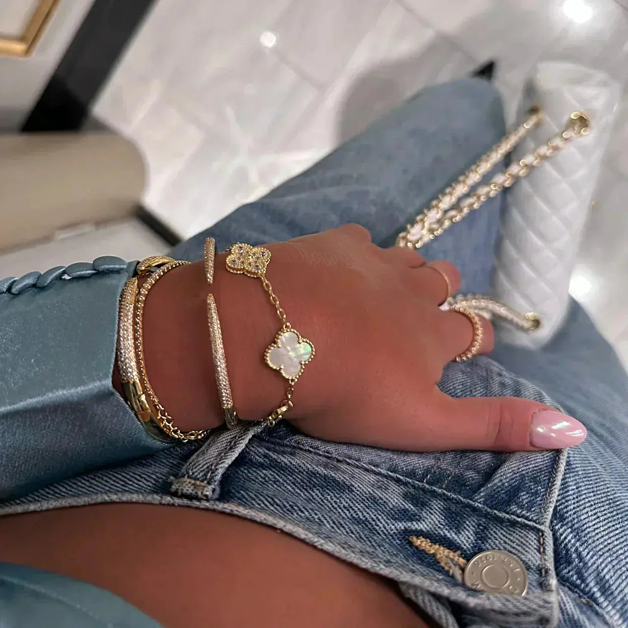 Stella four-leaf clover bracelet 3-IN-1 Set - TARHUS