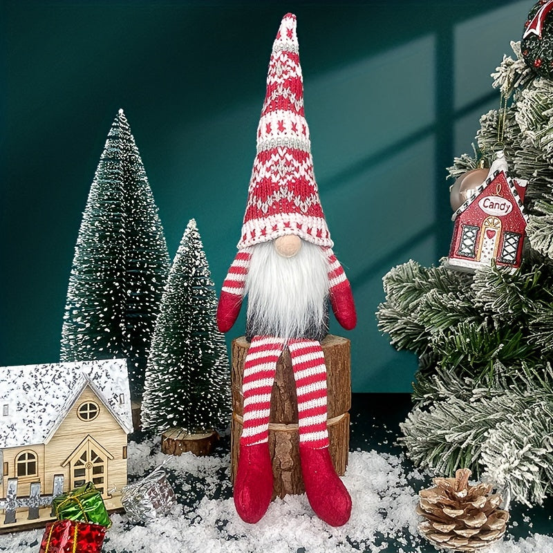 Festive Christmas Gnome Decoration – Whimsical Holiday Dwarfs for Cozy Winter Charm TARHUS  Christmas
