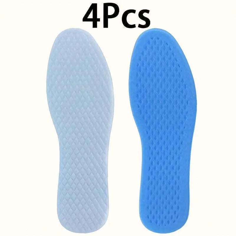 CoolStep | 4pcs Cooling Insoles – Breathable Sweat-Absorbing Shoe Inserts for Summer TARHUS  Men Shoes