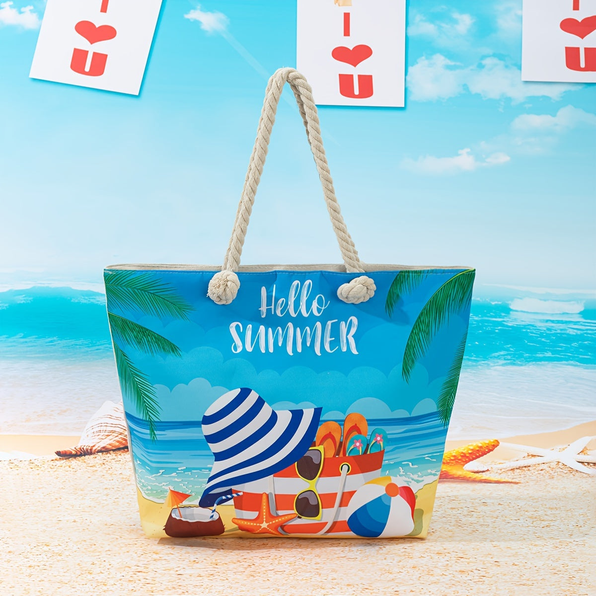 Amara | Blue Mandala Print Tote Bag – Casual Rope Handle Shoulder Bag TARHUS  Shoulder Bag