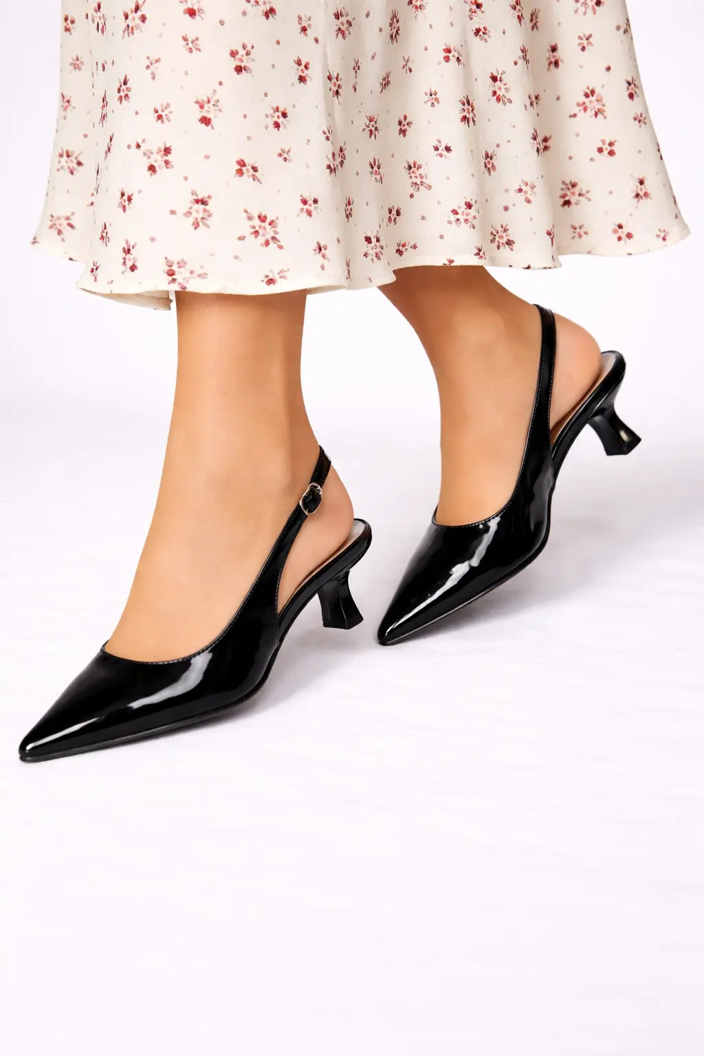 Lucinda | Women Pointed Toe Slingback Kitten Heels TARHUS  women shoes