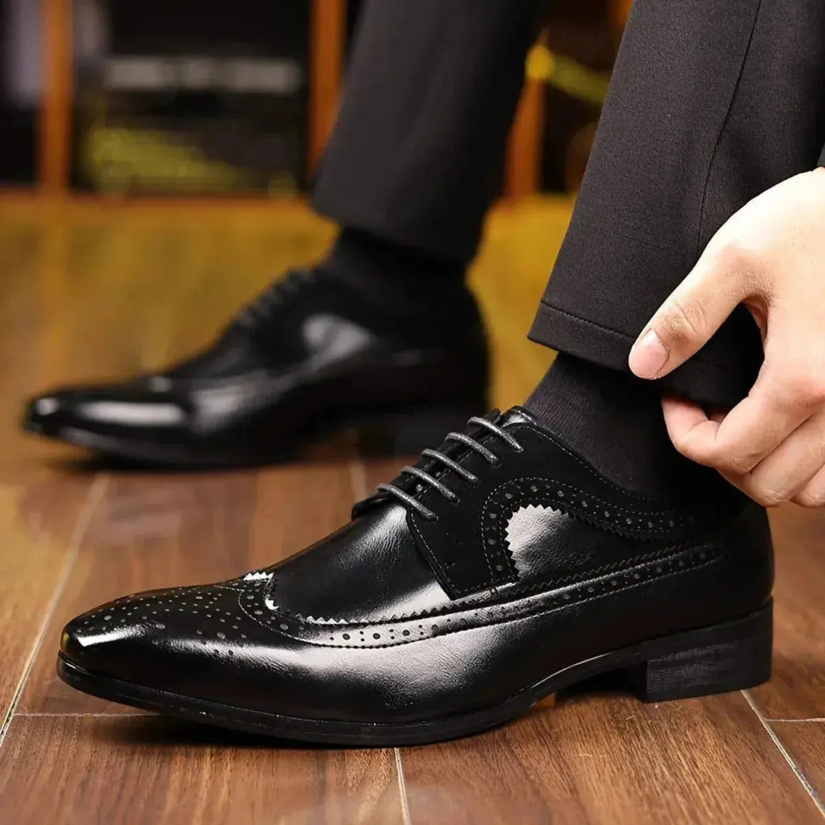 Oliver | Refined Brown Dress Shoes Brogue Oxford TARHUS  Clothing & Accessories