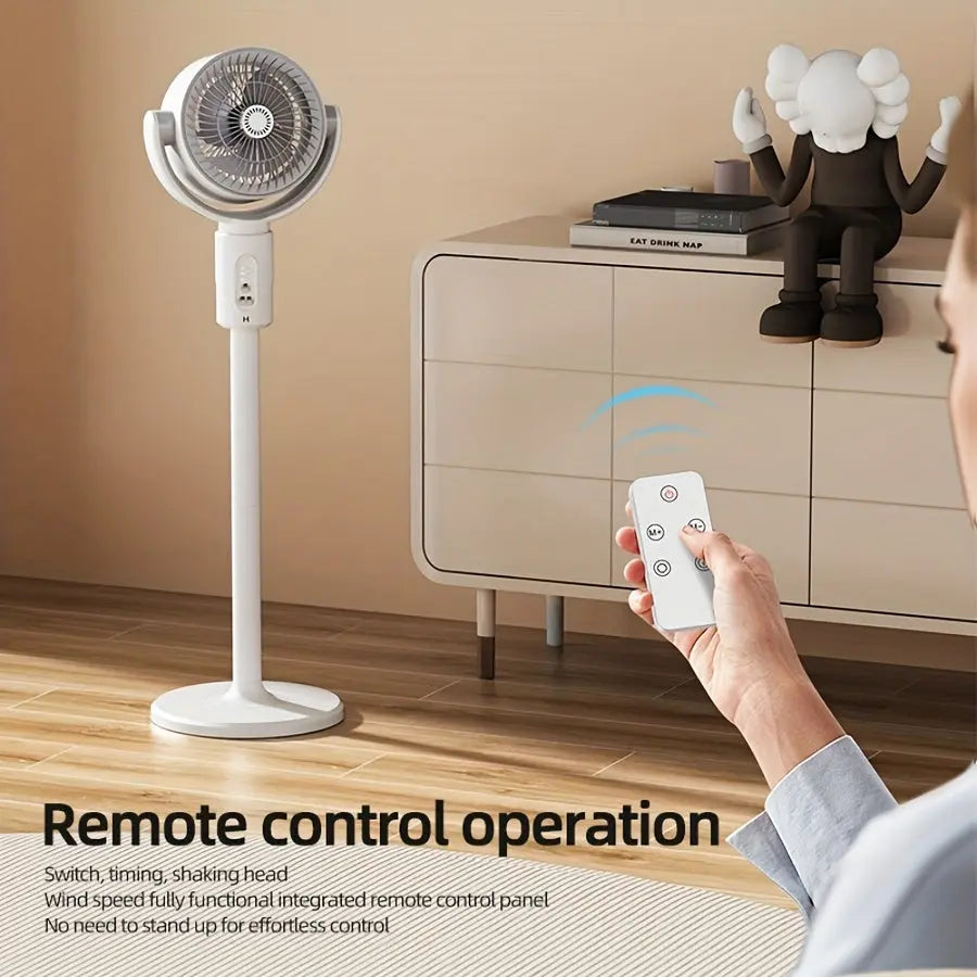 AeroBreeze | Adjustable High-Low Fan with Aromatherapy & Remote Control TARHUS  Home Accessories