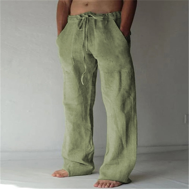 Wilhelm | Men’s Linen Pants – Casual Summer Trousers with Breathable Comfort TARHUS  Pants