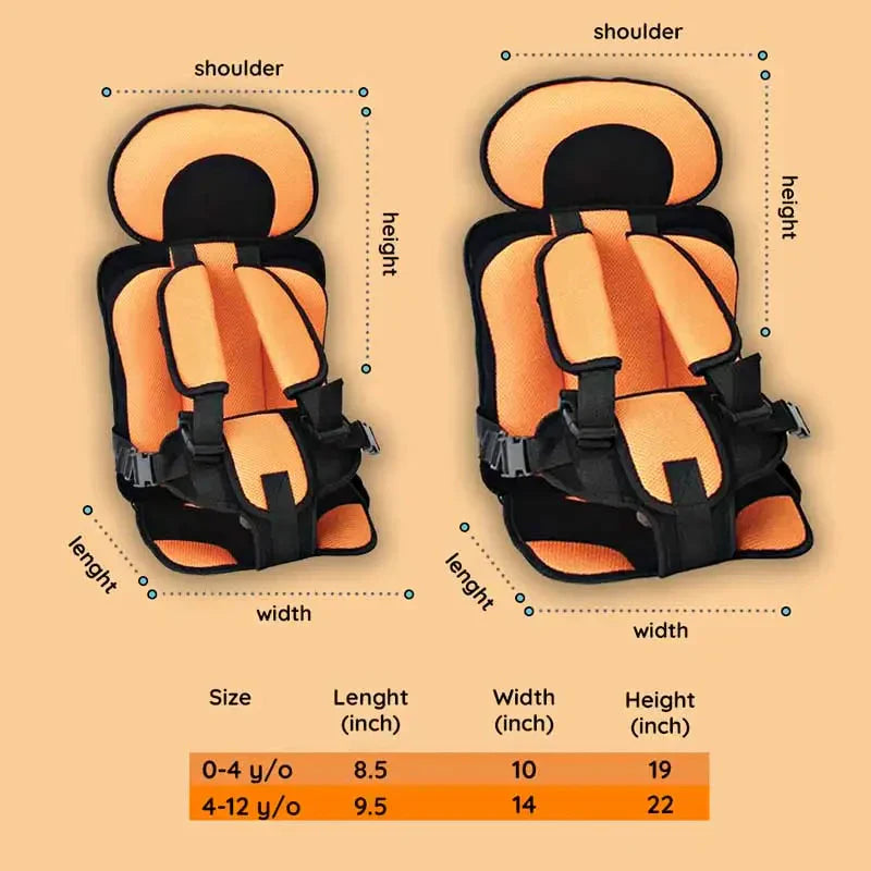 Ultra-Compact Travel Car Seat - Portable Toddler Booster with Enhanced Safety TARHUS  Child Car Seat