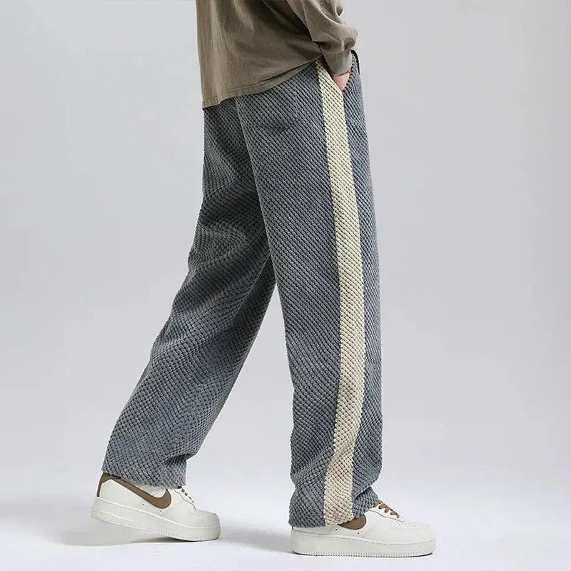 Ludovic - Hype embossed corduroy jogging pants - TARHUS