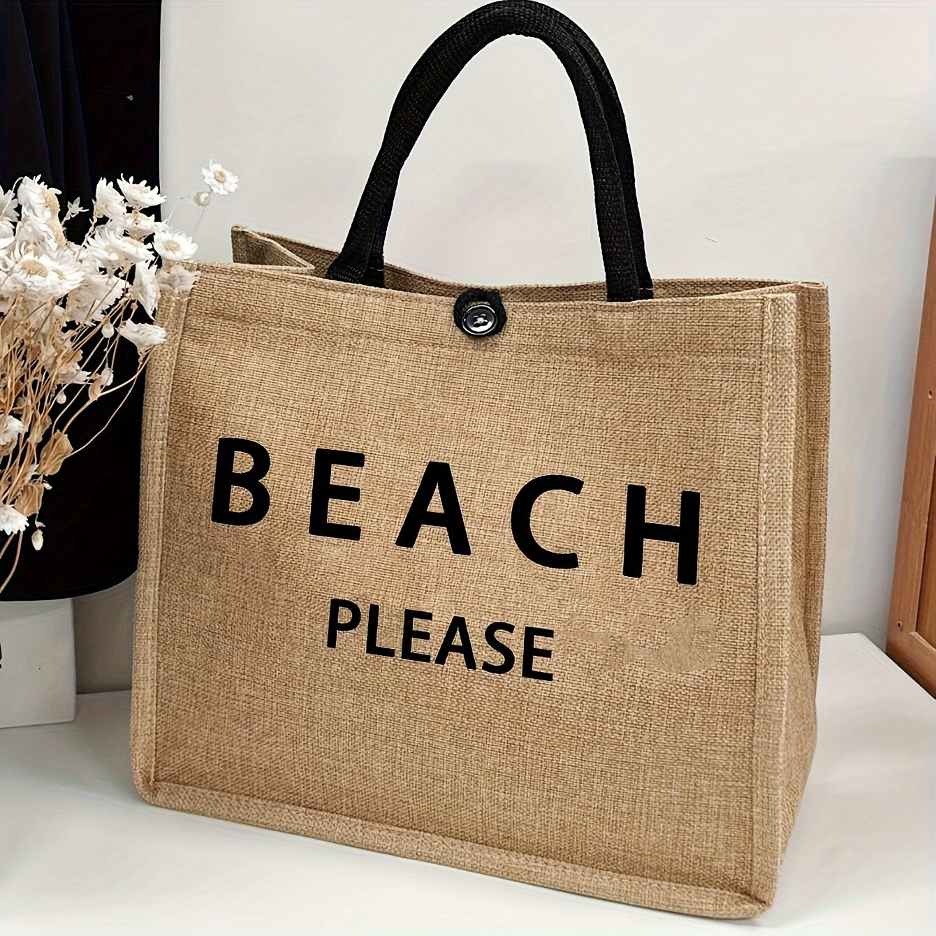 Serena | Large Letter Print Beach Tote – Lightweight Casual Shoulder Bag TARHUS  Beach Beg