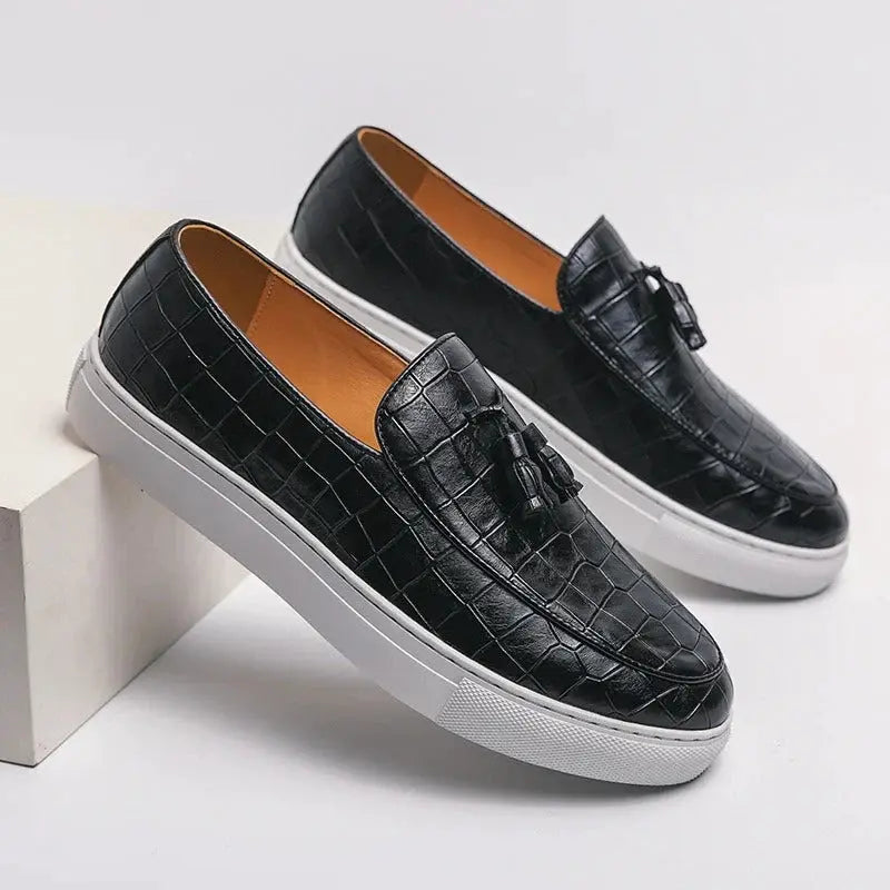 Ardito - Embossed Leather Loafer TARHUS  New Arrivals