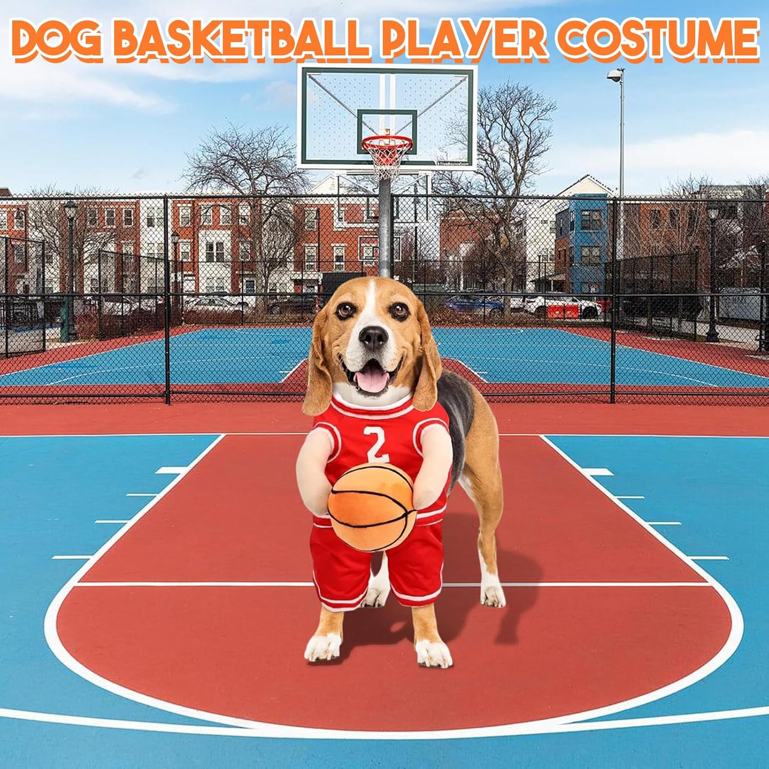 Dog Basketball Costume with Ball TARHUS