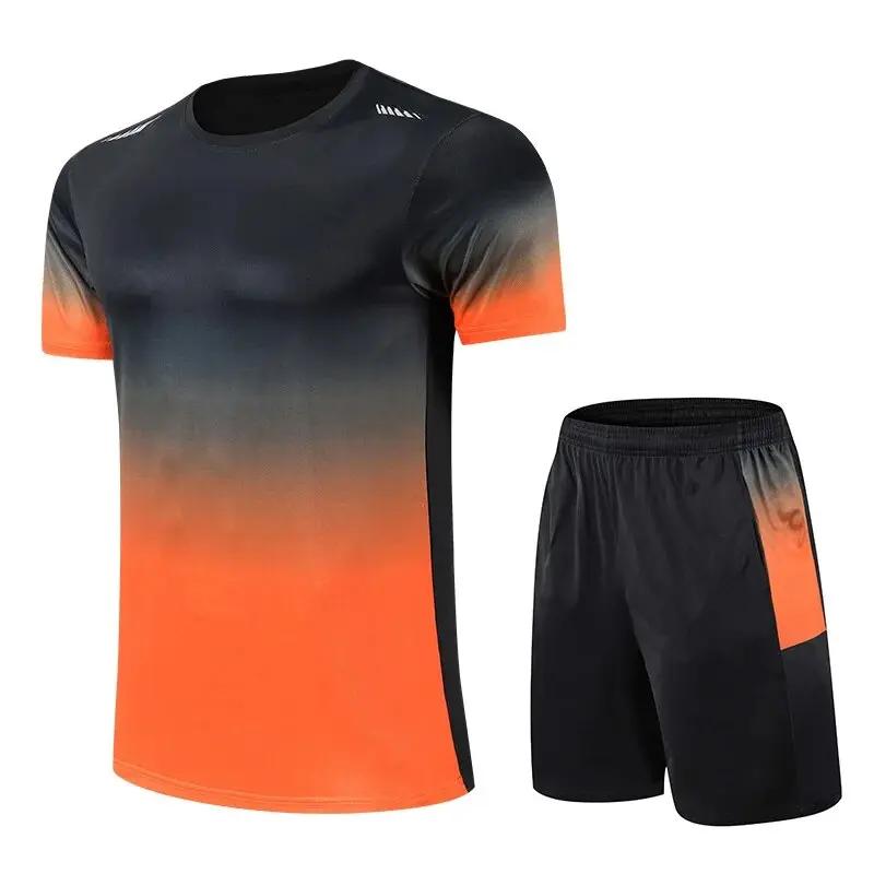 Two-Piece Sportswear Set for Men – Gradient Print & Performance Comfort TARHUS  Sportset man