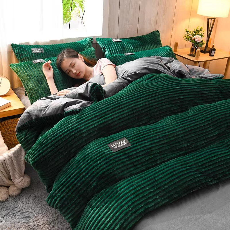 Velvet Fleece Blanket Cover for Ultimate Comfort – Soft, Warm, and Cozy Bedding Solution TARHUS  Bedding