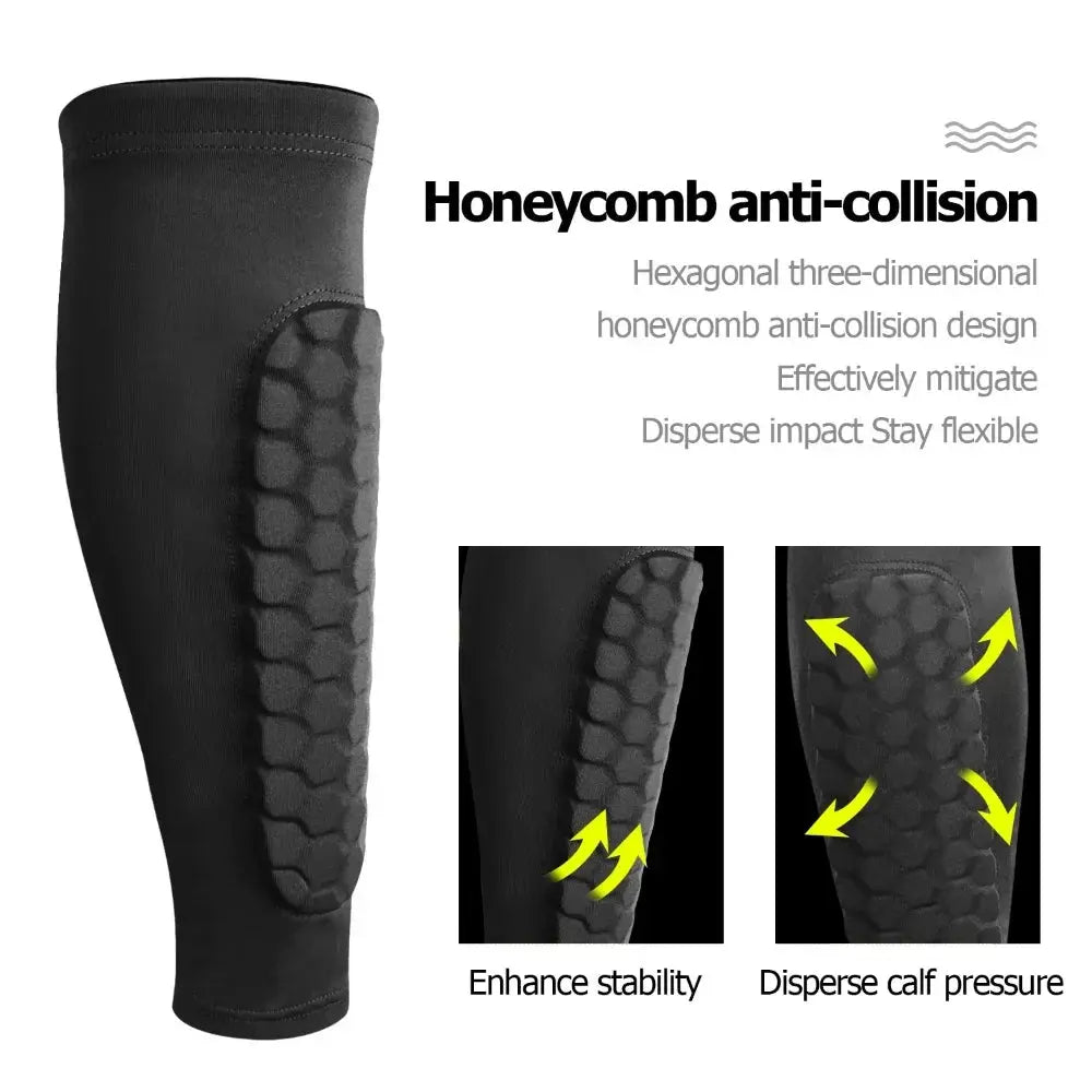 1 Pair Honeycomb Soccer Shin Guards – Lightweight Padded Protection for Youth & Adults - TARHUS