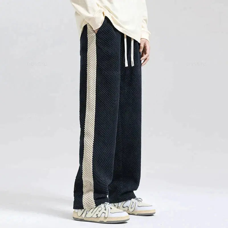 Ludovic - Hype embossed corduroy jogging pants - TARHUS