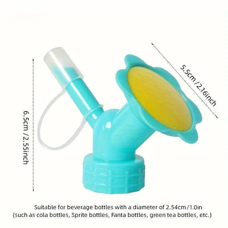 Dual-Use Watering Bottle Nozzle – Fits Standard Soda Bottles, Versatile Spray Head TARHUS  Garden