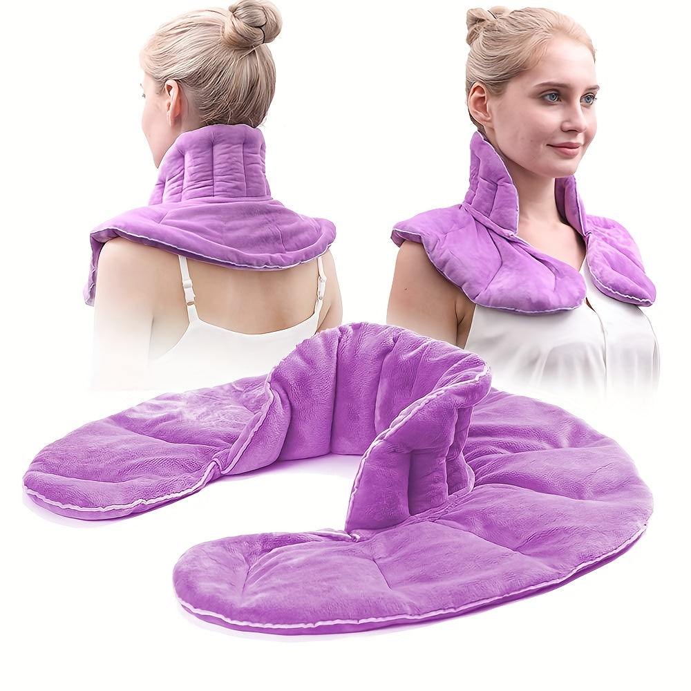 Microwavable Neck & Shoulder Heating Pad – Soft Comfort Wrap for Relaxation TARHUS  Care & Health