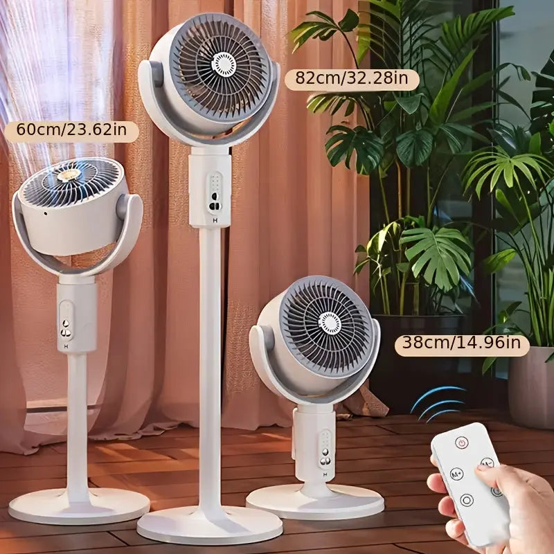 AeroBreeze | Adjustable High-Low Fan with Aromatherapy & Remote Control TARHUS  Home Accessories