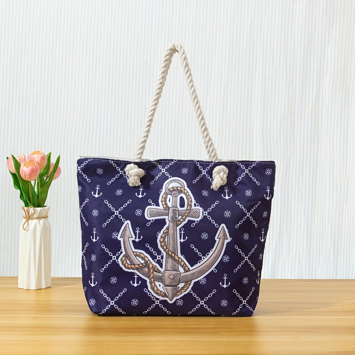 Amara | Blue Mandala Print Tote Bag – Casual Rope Handle Shoulder Bag TARHUS  Shoulder Bag