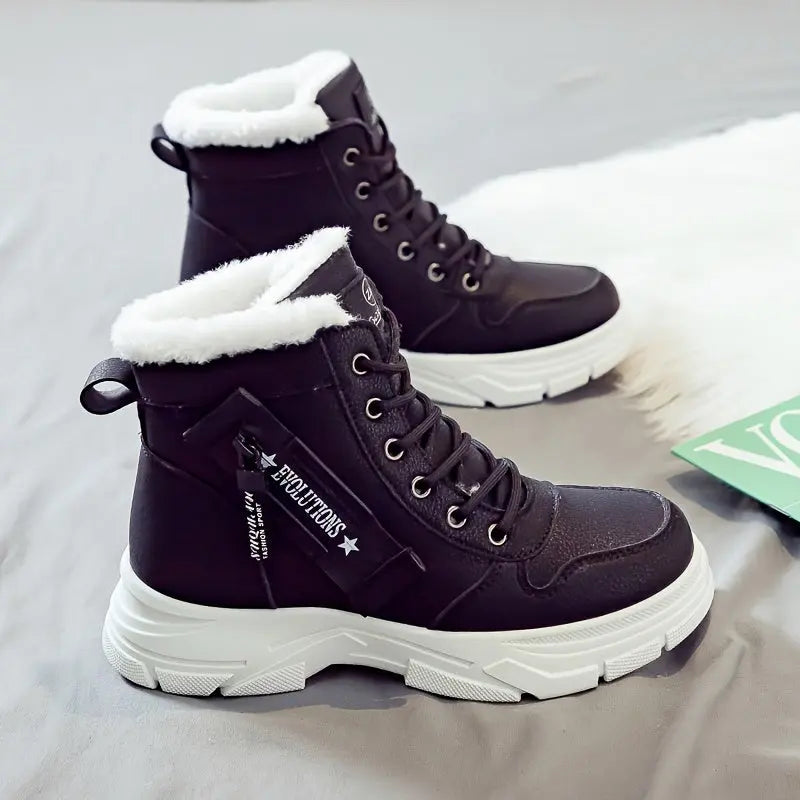 Women's Winter High-Top Snow Boots - TARHUS