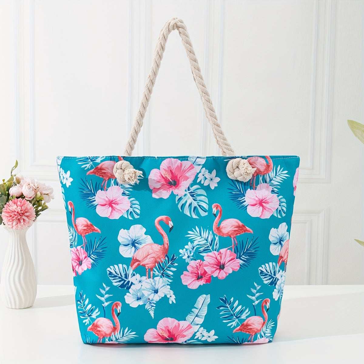 Amara | Blue Mandala Print Tote Bag – Casual Rope Handle Shoulder Bag TARHUS  Shoulder Bag