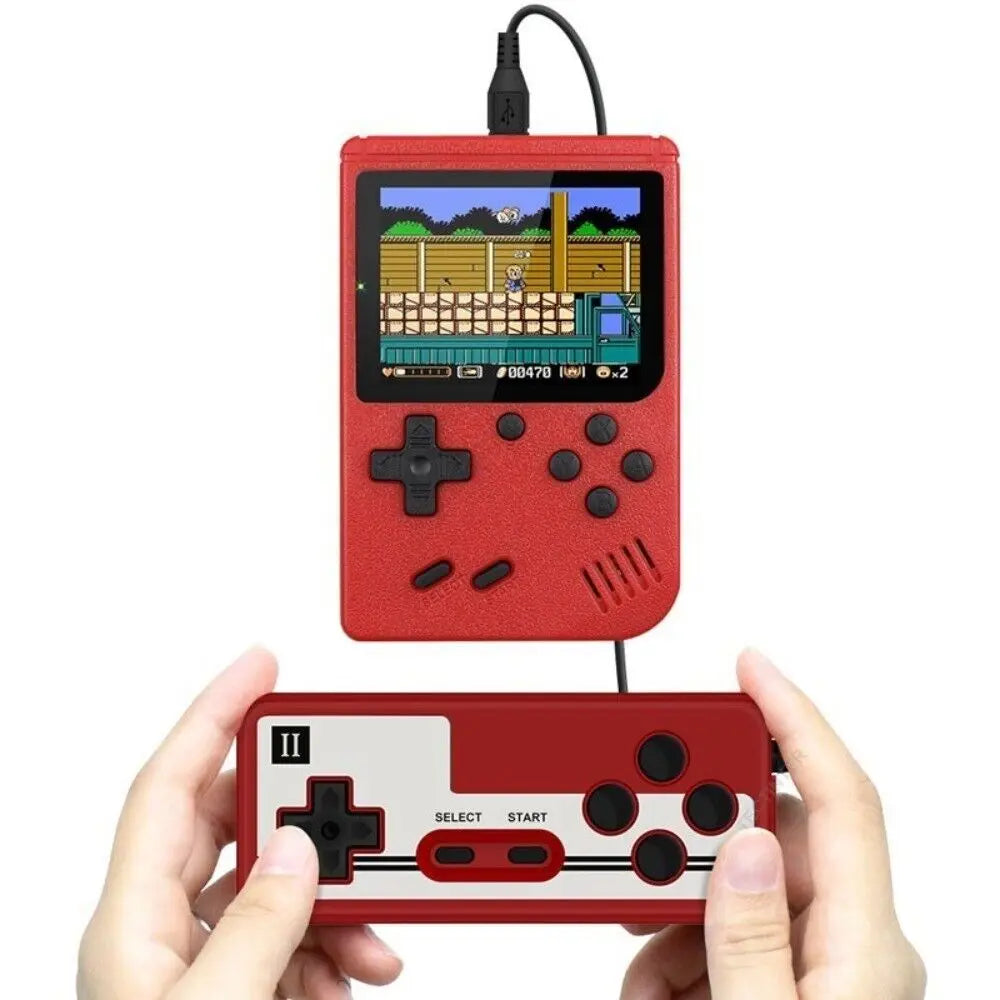 Retro Handheld Game Console – Portable Gaming Device with 400+ Classic Games | Rechargeable & Travel-Friendly - TARHUS