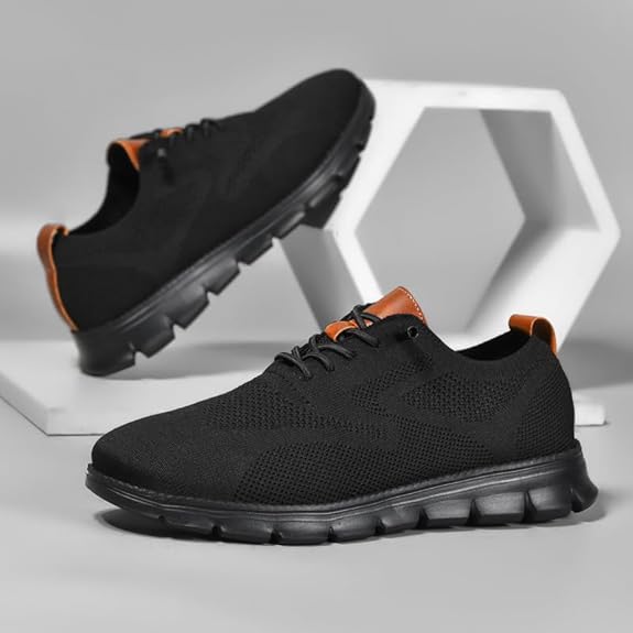 All Black Knit Sneakers – Sleek Design & Adaptive Comfort TARHUS  Sneakers
