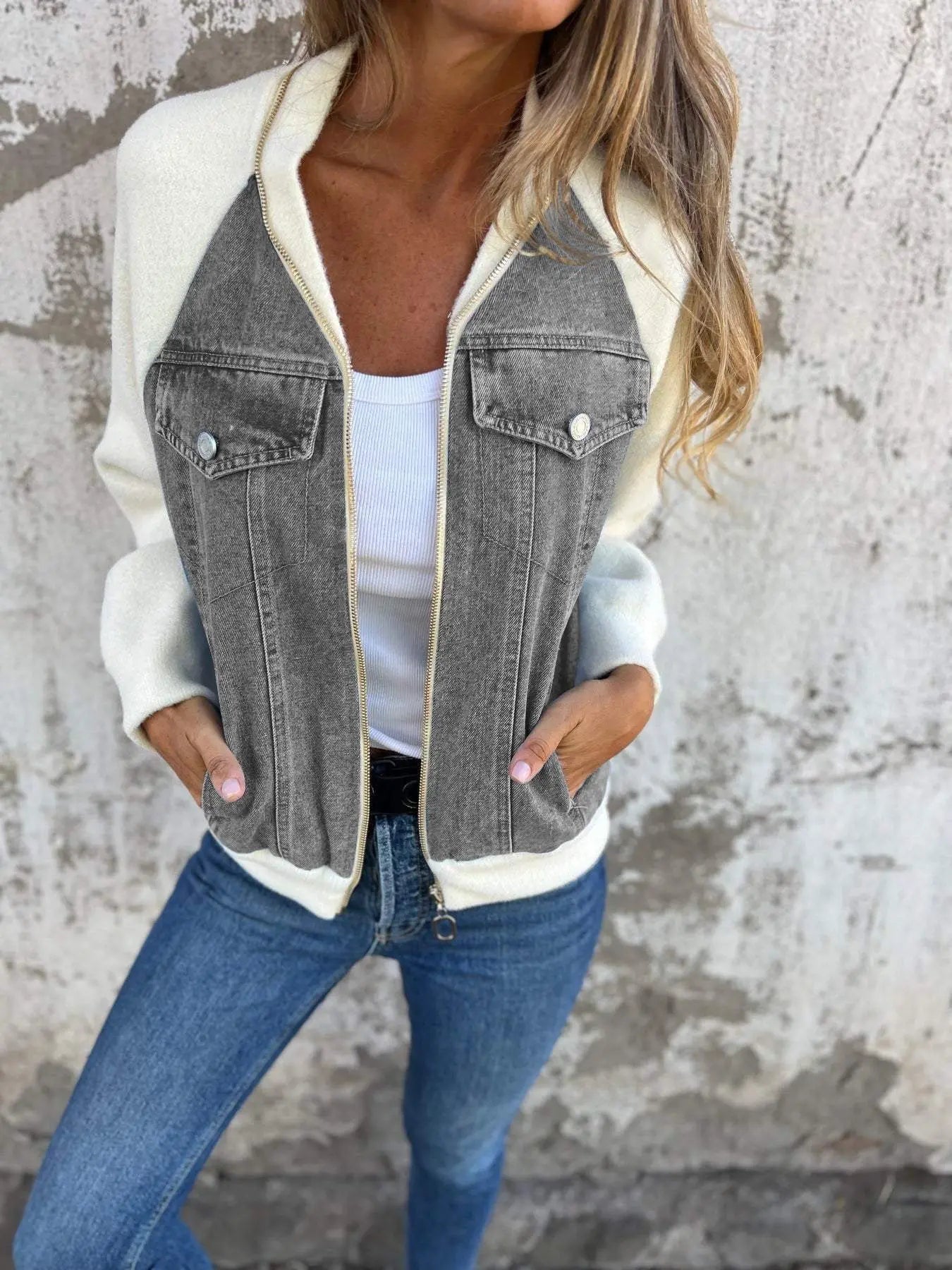 Zoe - Stylish Denim Jacket - TARHUS