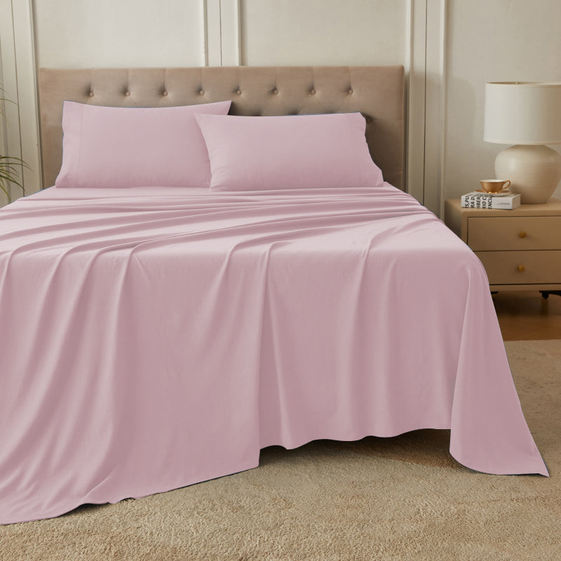 4-Piece Ultra-Soft Organic Softwash Cotton Bed Sheet Set TARHUS  Sheet Set