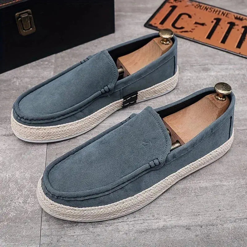 Sebastian | Men's Slip-On Espadrilles with Woven Sole TARHUS  Clothing & Accessories