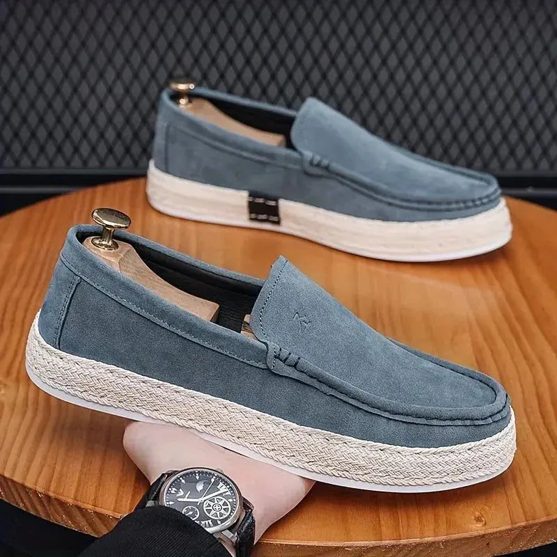 Sebastian | Men's Slip-On Espadrilles with Woven Sole TARHUS  Clothing & Accessories