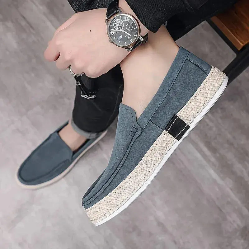 Sebastian | Men's Slip-On Espadrilles with Woven Sole TARHUS  Clothing & Accessories