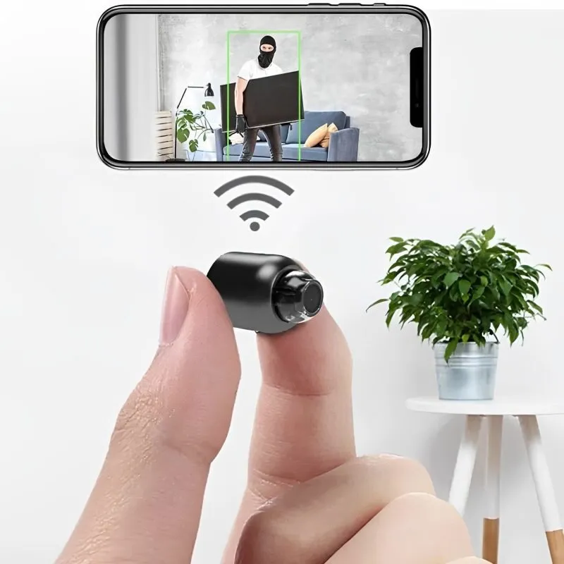 Mini 5G Wireless WiFi Security Camera – 1080P HD, Night Vision, Motion Detection, Remote Access - TARHUS