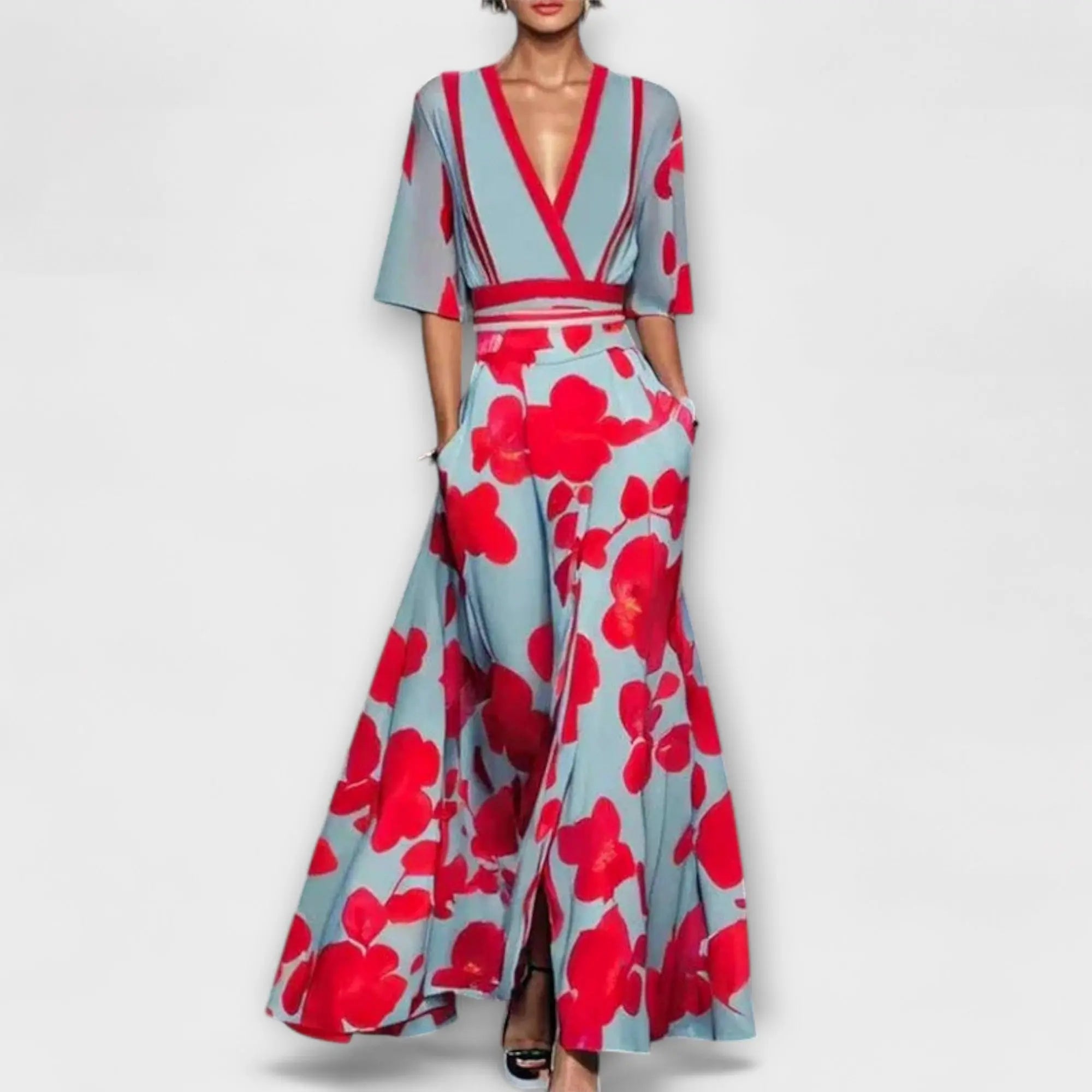 Alma - Elegant Sleeve Design Women's Dress - TARHUS