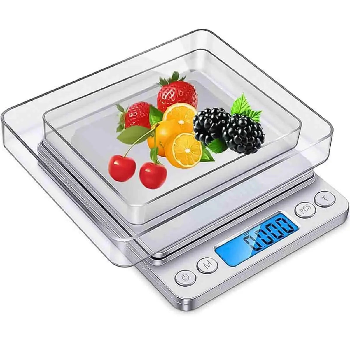 Digital Kitchen Food Scale – Precision Grams & Ounces, LCD Display, Stainless Steel Platform - TARHUS