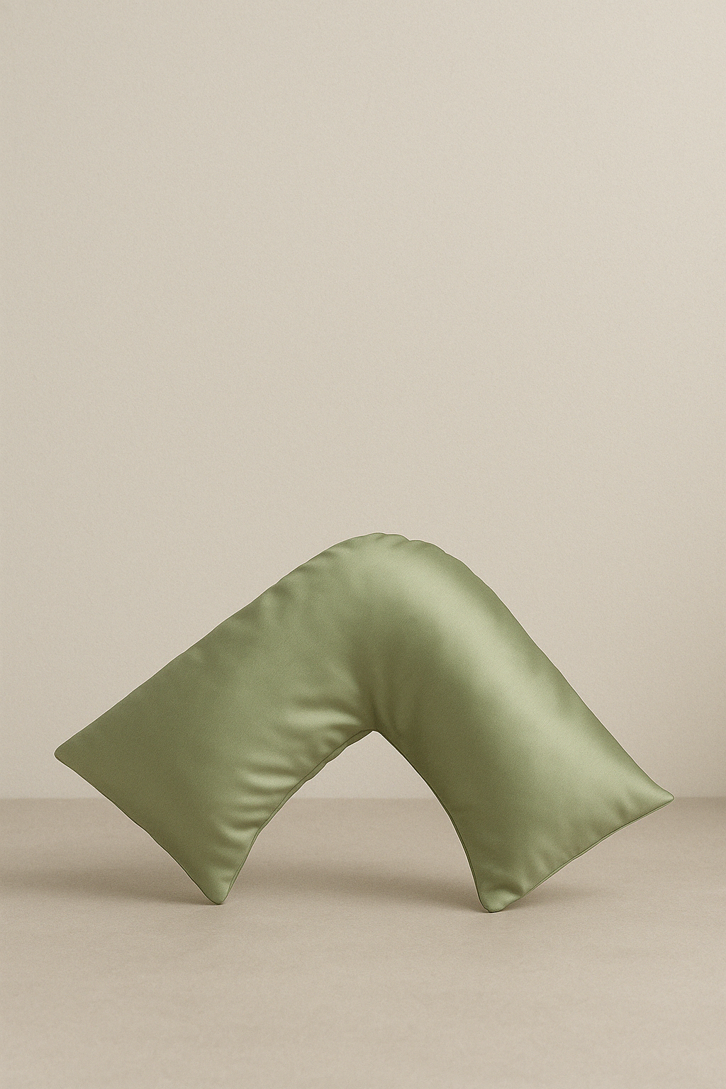 Silk-Filled Boomerang Pillow - Ergonomic Luxury Sleep Pillow TARHUS  silk filled boomerang pillow
