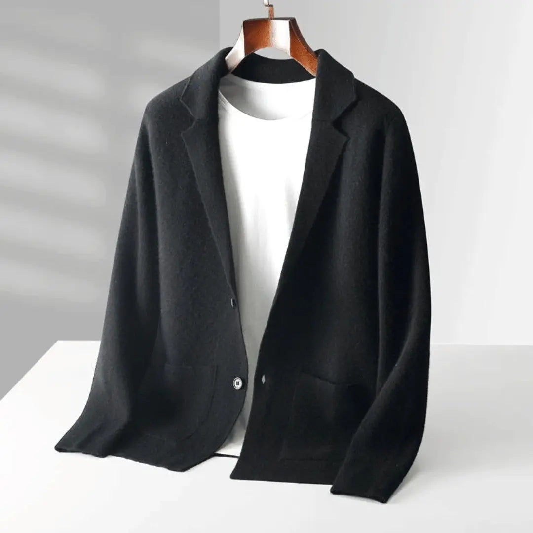 Stephane - Merino Wool Cardigan - nubuso