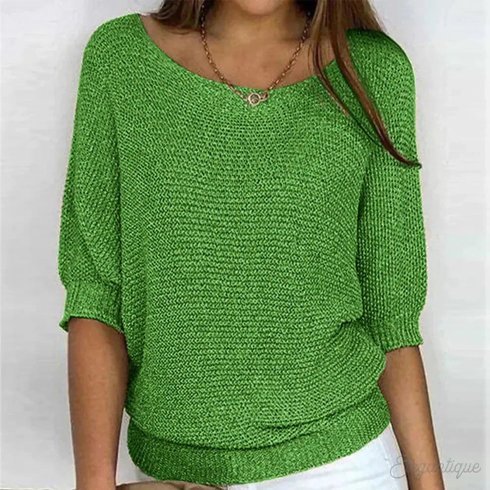 Ava - Elegant Knit Sweater TARHUS  Women Clothing