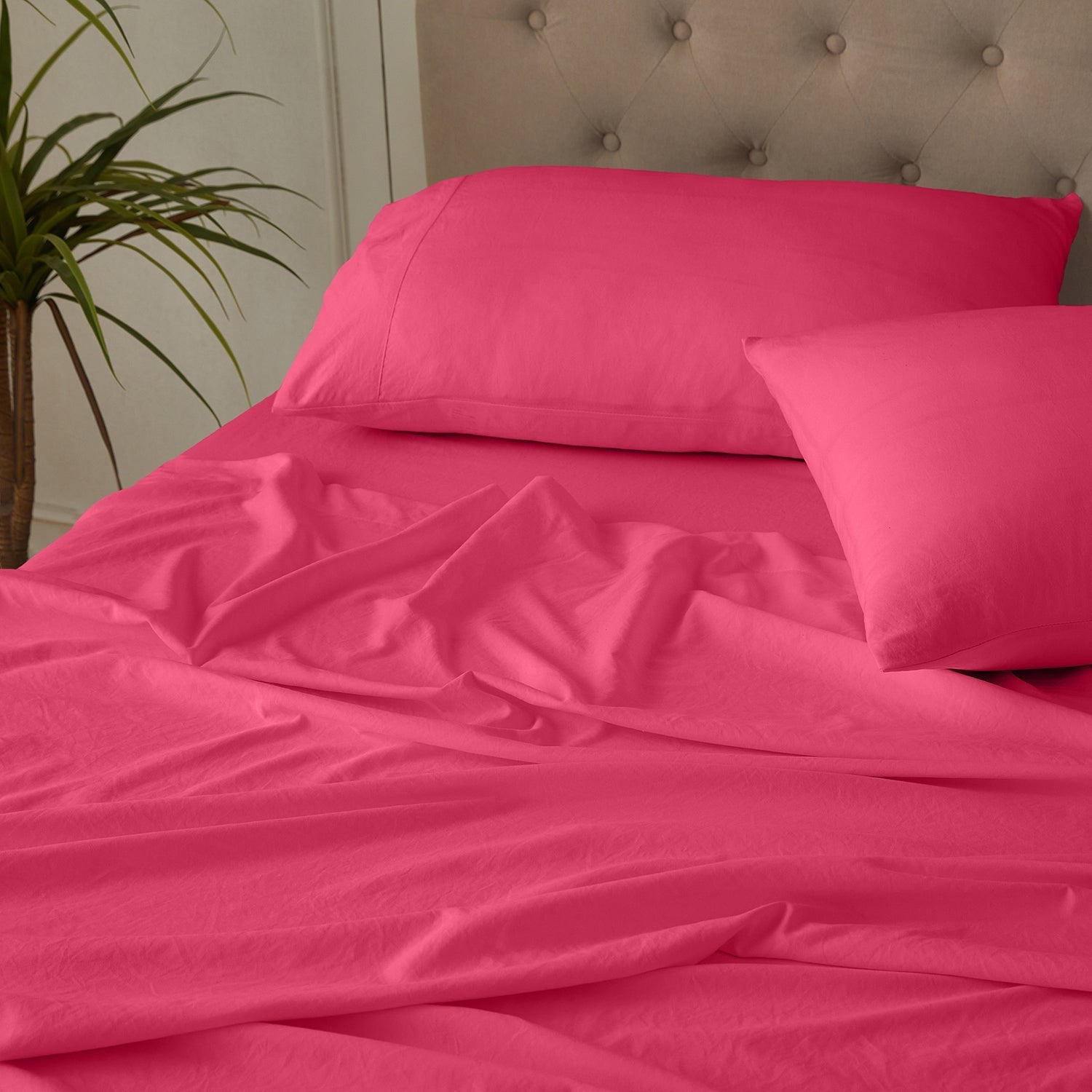 4-Piece Ultra-Soft Organic Softwash Cotton Bed Sheet Set TARHUS  Sheet Set