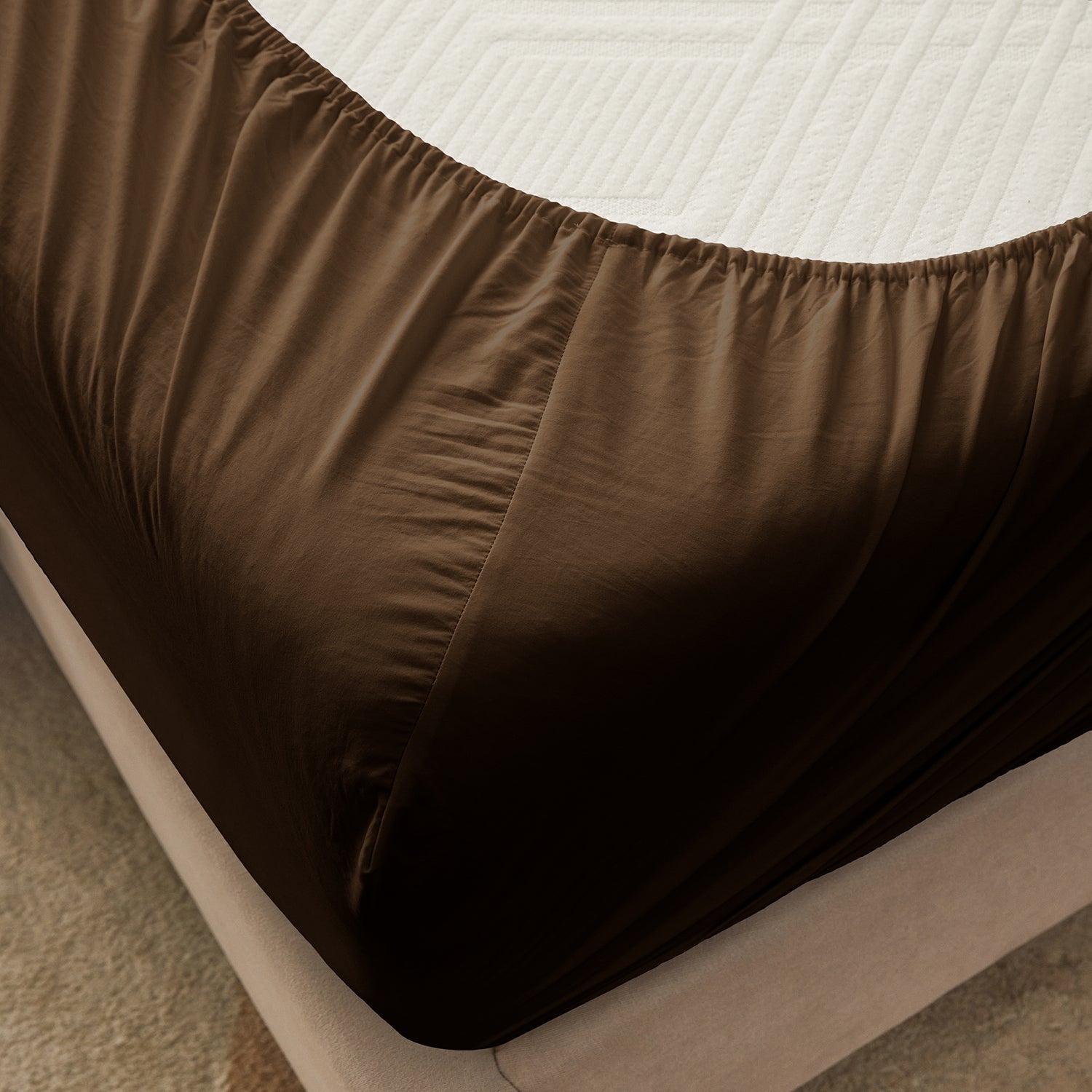 4-Piece Ultra-Soft Organic Softwash Cotton Bed Sheet Set TARHUS  Sheet Set