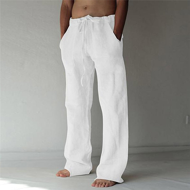 Wilhelm | Men’s Linen Pants – Casual Summer Trousers with Breathable Comfort TARHUS  Pants