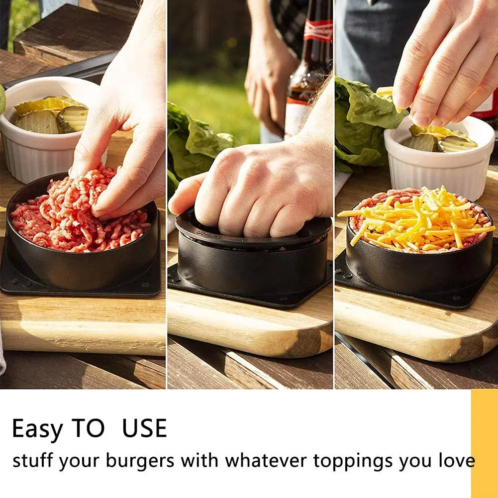 Burger Buddy Hamburger Press – Create Perfect Patties Every Time at Home or BBQ Tarhus