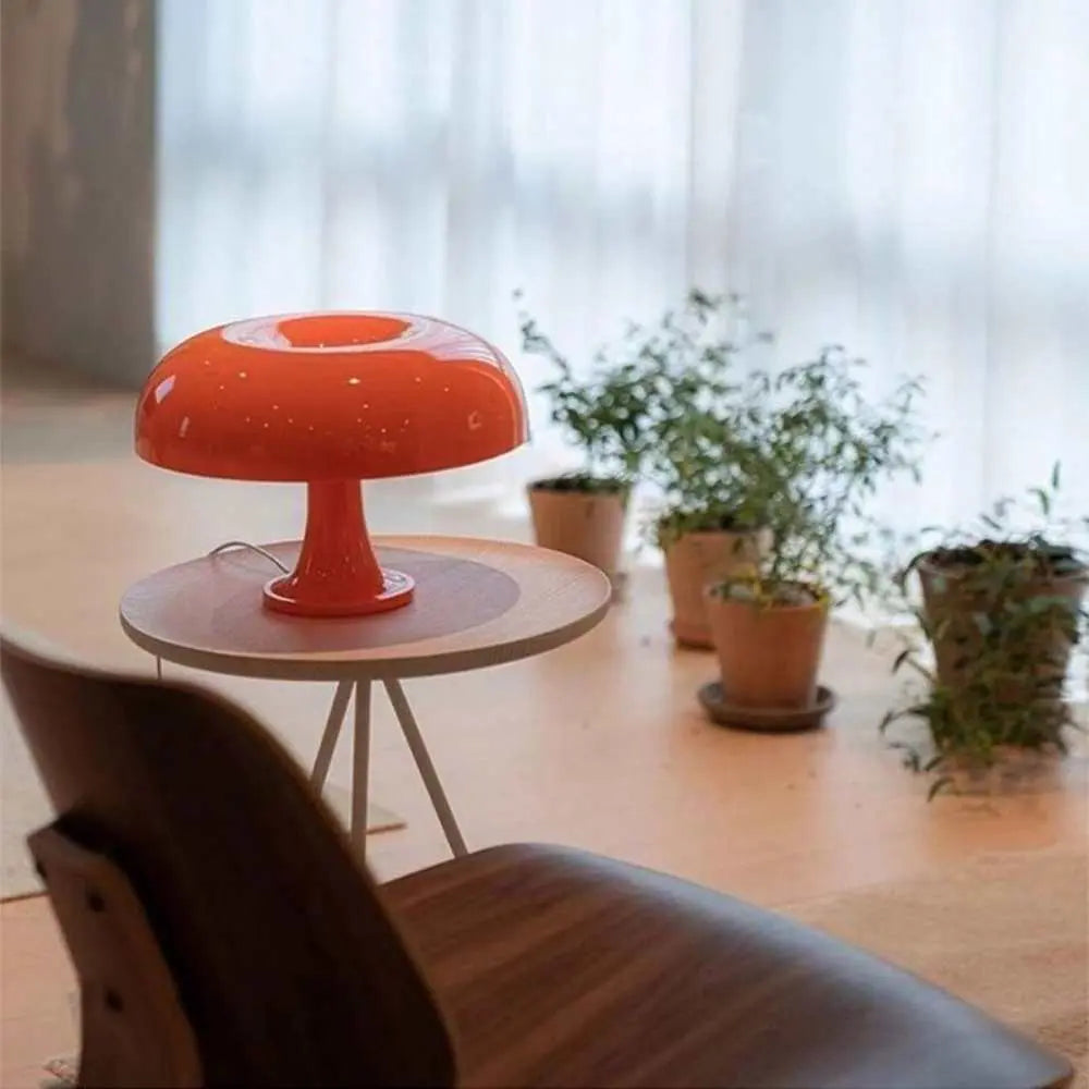 Mushroom Table Lamp – Retro LED Night Light for Bedroom, Living Room or Office Tarhus